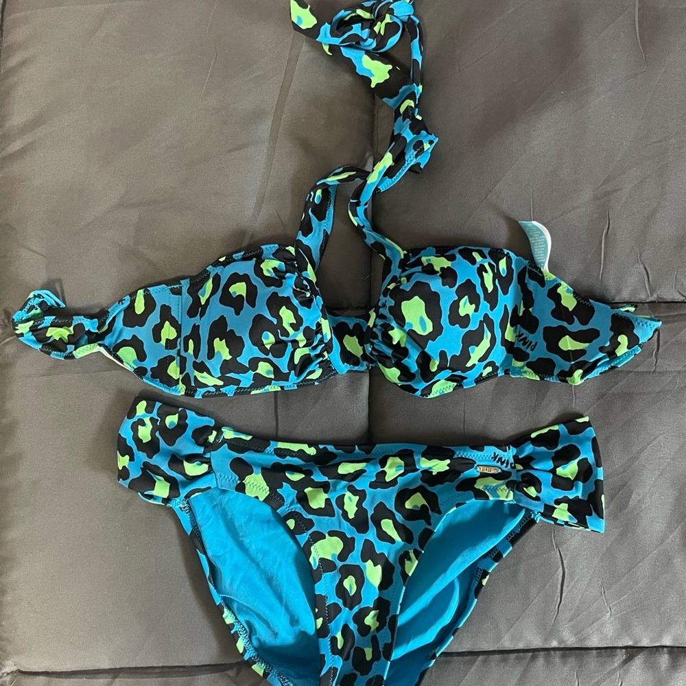 PINK Leopard Bikini Set